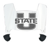 Utah State Aggies Mini Football Helmet Visor Shield w/ Clips - PICK VISOR & LOGO COLOR