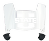 Utah State Aggies Mini Football Helmet Visor Shield w/ Clips - PICK VISOR & LOGO COLOR