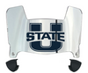 Utah State Aggies Mini Football Helmet Visor Shield w/ Clips - PICK VISOR & LOGO COLOR