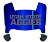 Utah State Aggies Mini Football Helmet Visor Shield w/ Clips - PICK VISOR & LOGO COLOR