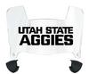 Utah State Aggies Mini Football Helmet Visor Shield w/ Clips - PICK VISOR & LOGO COLOR