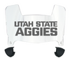 Utah State Aggies Mini Football Helmet Visor Shield w/ Clips - PICK VISOR & LOGO COLOR