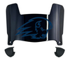 Utah Tech Trailblazers Mini Football Helmet Visor Shield w/ Clips - PICK VISOR & LOGO COLOR