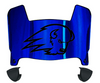 Utah Tech Trailblazers Mini Football Helmet Visor Shield w/ Clips - PICK VISOR & LOGO COLOR