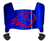 Utah Tech Trailblazers Mini Football Helmet Visor Shield w/ Clips - PICK VISOR & LOGO COLOR