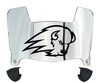 Utah Tech Trailblazers Mini Football Helmet Visor Shield w/ Clips - PICK VISOR & LOGO COLOR