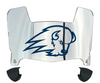Utah Tech Trailblazers Mini Football Helmet Visor Shield w/ Clips - PICK VISOR & LOGO COLOR