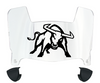 Utah State Aggies Mini Football Helmet Visor Shield w/ Clips - PICK VISOR & LOGO COLOR