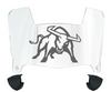 Utah State Aggies Mini Football Helmet Visor Shield w/ Clips - PICK VISOR & LOGO COLOR