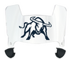 Utah State Aggies Mini Football Helmet Visor Shield w/ Clips - PICK VISOR & LOGO COLOR