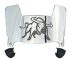 Utah State Aggies Mini Football Helmet Visor Shield w/ Clips - PICK VISOR & LOGO COLOR