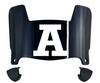 Utah State Aggies Mini Football Helmet Visor Shield w/ Clips - PICK VISOR & LOGO COLOR
