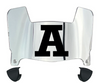 Utah State Aggies Mini Football Helmet Visor Shield w/ Clips - PICK VISOR & LOGO COLOR