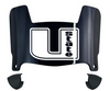 Utah State Aggies Mini Football Helmet Visor Shield w/ Clips - PICK VISOR & LOGO COLOR
