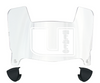 Utah State Aggies Mini Football Helmet Visor Shield w/ Clips - PICK VISOR & LOGO COLOR