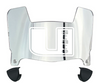 Utah State Aggies Mini Football Helmet Visor Shield w/ Clips - PICK VISOR & LOGO COLOR