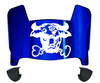 Utah State Aggies Mini Football Helmet Visor Shield w/ Clips - PICK VISOR & LOGO COLOR