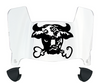 Utah State Aggies Mini Football Helmet Visor Shield w/ Clips - PICK VISOR & LOGO COLOR