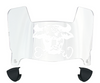 Utah State Aggies Mini Football Helmet Visor Shield w/ Clips - PICK VISOR & LOGO COLOR