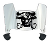 Utah State Aggies Mini Football Helmet Visor Shield w/ Clips - PICK VISOR & LOGO COLOR