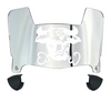 Utah State Aggies Mini Football Helmet Visor Shield w/ Clips - PICK VISOR & LOGO COLOR