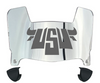 Utah State Aggies Mini Football Helmet Visor Shield w/ Clips - PICK VISOR & LOGO COLOR