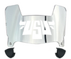 Utah State Aggies Mini Football Helmet Visor Shield w/ Clips - PICK VISOR & LOGO COLOR