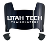 Utah Tech Trailblazers Mini Football Helmet Visor Shield w/ Clips - PICK VISOR & LOGO COLOR