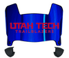 Utah Tech Trailblazers Mini Football Helmet Visor Shield w/ Clips - PICK VISOR & LOGO COLOR