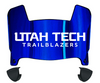 Utah Tech Trailblazers Mini Football Helmet Visor Shield w/ Clips - PICK VISOR & LOGO COLOR