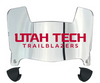 Utah Tech Trailblazers Mini Football Helmet Visor Shield w/ Clips - PICK VISOR & LOGO COLOR