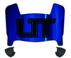 Utah Tech Trailblazers Mini Football Helmet Visor Shield w/ Clips - PICK VISOR & LOGO COLOR