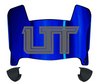 Utah Tech Trailblazers Mini Football Helmet Visor Shield w/ Clips - PICK VISOR & LOGO COLOR