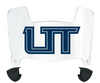 Utah Tech Trailblazers Mini Football Helmet Visor Shield w/ Clips - PICK VISOR & LOGO COLOR