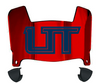 Utah Tech Trailblazers Mini Football Helmet Visor Shield w/ Clips - PICK VISOR & LOGO COLOR