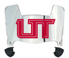 Utah Tech Trailblazers Mini Football Helmet Visor Shield w/ Clips - PICK VISOR & LOGO COLOR