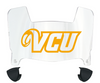 VCU Rams Mini Football Helmet Visor Shield w/ Clips - PICK VISOR & LOGO COLOR
