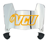 VCU Rams Mini Football Helmet Visor Shield w/ Clips - PICK VISOR & LOGO COLOR