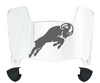VCU Rams Mini Football Helmet Visor Shield w/ Clips - PICK VISOR & LOGO COLOR