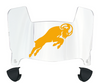 VCU Rams Mini Football Helmet Visor Shield w/ Clips - PICK VISOR & LOGO COLOR