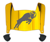 VCU Rams Mini Football Helmet Visor Shield w/ Clips - PICK VISOR & LOGO COLOR
