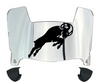 VCU Rams Mini Football Helmet Visor Shield w/ Clips - PICK VISOR & LOGO COLOR