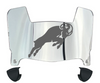 VCU Rams Mini Football Helmet Visor Shield w/ Clips - PICK VISOR & LOGO COLOR