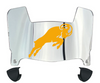VCU Rams Mini Football Helmet Visor Shield w/ Clips - PICK VISOR & LOGO COLOR