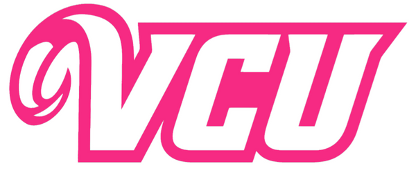 VCU Virginia Commonwealth Rams HOT PINK Team Logo Premium DieCut Vinyl Decal PICK SIZE