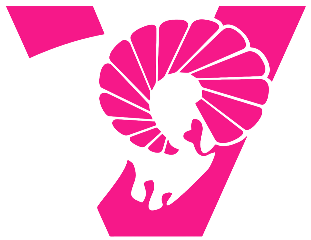 VCU Virginia Commonwealth Rams Hot Pink Retro Throwback Logo Premium DieCut Vinyl Decal PICK SIZE