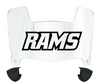 VCU Rams Mini Football Helmet Visor Shield w/ Clips - PICK VISOR & LOGO COLOR