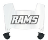 VCU Rams Mini Football Helmet Visor Shield w/ Clips - PICK VISOR & LOGO COLOR