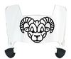VCU Rams Mini Football Helmet Visor Shield w/ Clips - PICK VISOR & LOGO COLOR