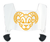 VCU Rams Mini Football Helmet Visor Shield w/ Clips - PICK VISOR & LOGO COLOR